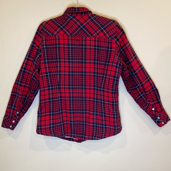 Lady Hathaway Red & Black Plaid Overshirt - Picture 2 of 8
